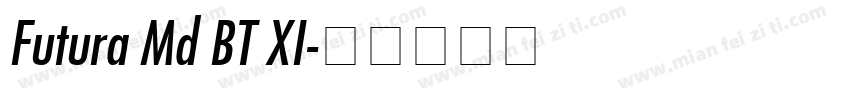 Futura Md BT XI字体转换